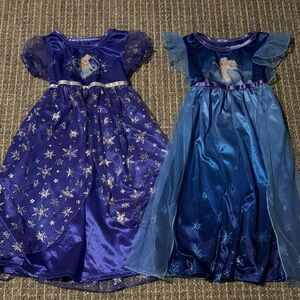 Magical Elsa/Frozen Nightgown Set - Blue and Purple